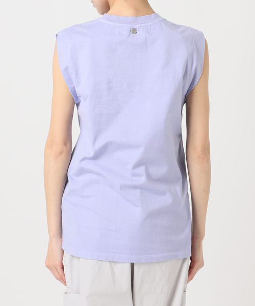 CALMER(カルメール)の「NATURAL DYE SLEEVELESS / ナチュラルダイスリーブレス(その他トップス・レディース・チャコールグレー/サックスブルー/ホワイト・2/1)」の6枚目の写真