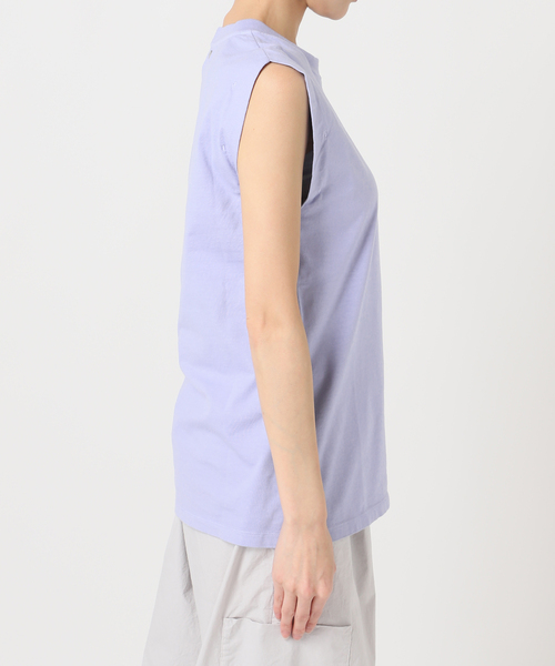 CALMER(カルメール)の「NATURAL DYE SLEEVELESS / ナチュラルダイスリーブレス(その他トップス・レディース・チャコールグレー/サックスブルー/ホワイト・2/1)」の7枚目の写真