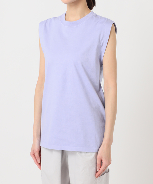 CALMER(カルメール)の「NATURAL DYE SLEEVELESS / ナチュラルダイスリーブレス(その他トップス・レディース・チャコールグレー/サックスブルー/ホワイト・2/1)」の12枚目の写真