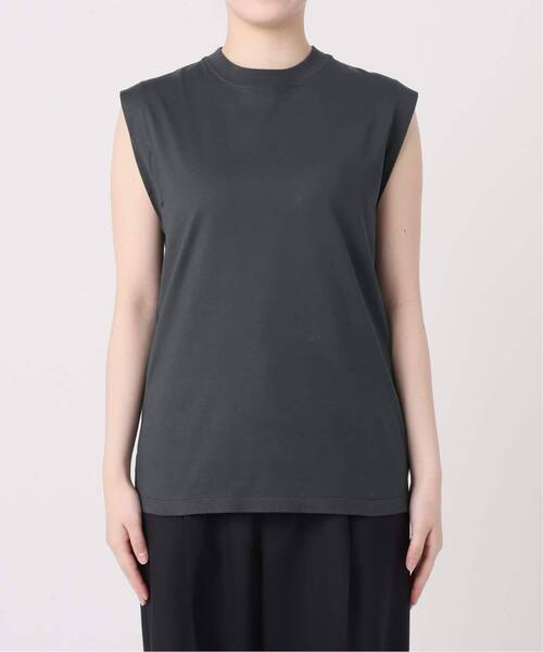 CALMER(カルメール)の「NATURAL DYE SLEEVELESS / ナチュラルダイスリーブレス(その他トップス・レディース・チャコールグレー/サックスブルー/ホワイト・2/1)」の14枚目の写真