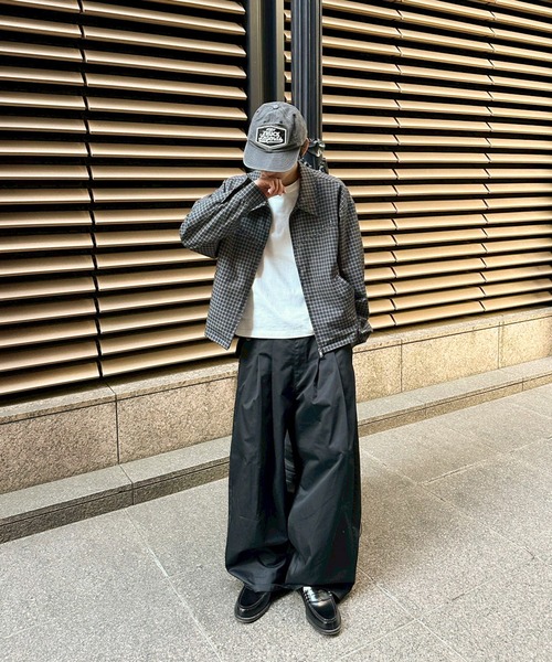 kutir(クティール)の「CROPPED STUDDED CHECKED SHIRT JACKET/クロップドスタッズチェックシャツジャケット(ブルゾン・メンズ・ブラック/ベージュ/レッド・MEDIUM/LARGE)」の19枚目の写真