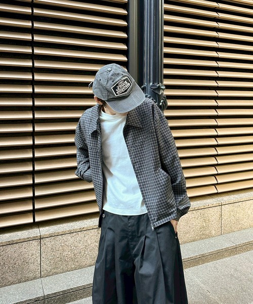 kutir(クティール)の「CROPPED STUDDED CHECKED SHIRT JACKET/クロップドスタッズチェックシャツジャケット(ブルゾン・メンズ・ブラック/ベージュ/レッド・MEDIUM/LARGE)」の20枚目の写真