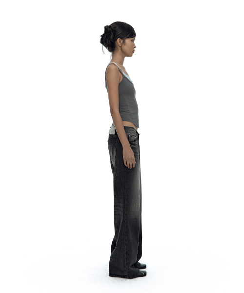 KASHIKO(カシコ)の「Nessa Lace Top Gray(Tシャツ/カットソー・レディース・その他・FREE)」の6枚目の写真