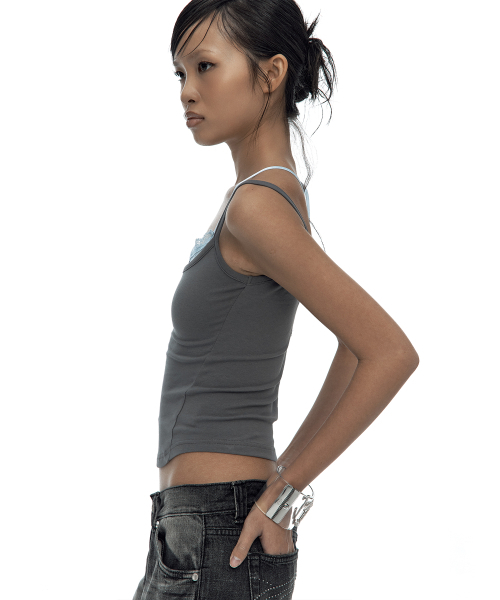 KASHIKO(カシコ)の「Nessa Lace Top Gray(Tシャツ/カットソー・レディース・その他・FREE)」の9枚目の写真