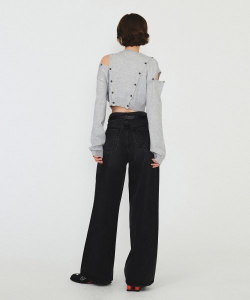 DIAGONAL(ダイアゴナル)の「BASIC WASHING DENIM PANTS (black)(デニムパンツ・レディース・その他・SMALL/MEDIUM)」の6枚目の写真