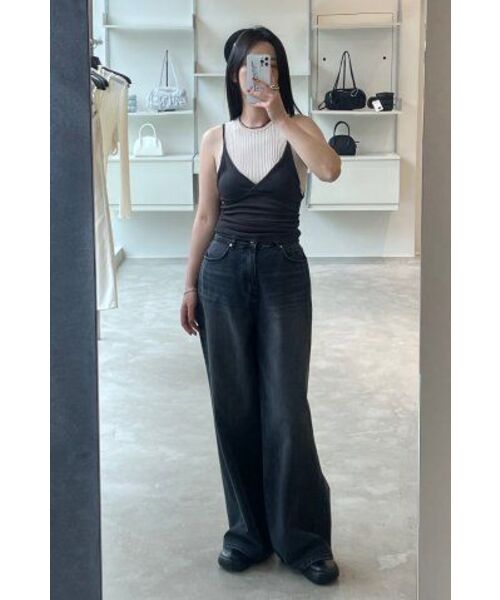 DIAGONAL(ダイアゴナル)の「BASIC WASHING DENIM PANTS (black)(デニムパンツ・レディース・その他・SMALL/MEDIUM)」の16枚目の写真