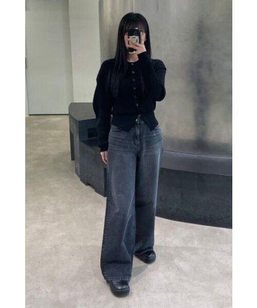 DIAGONAL(ダイアゴナル)の「BASIC WASHING DENIM PANTS (black)(デニムパンツ・レディース・その他・SMALL/MEDIUM)」の14枚目の写真