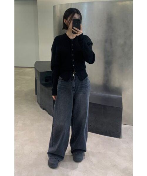 DIAGONAL(ダイアゴナル)の「BASIC WASHING DENIM PANTS (black)(デニムパンツ・レディース・その他・SMALL/MEDIUM)」の9枚目の写真