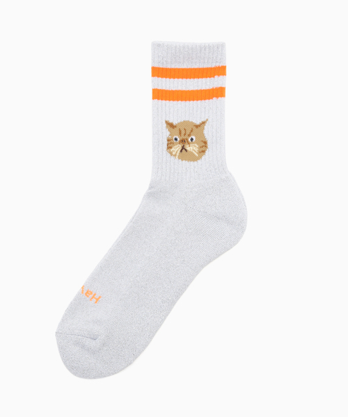 ROSTER SOX（ロスターソックス）の「ROSTER SOX / ロスターソックス CAT（ソックス/靴下・メンズ・ブルー/オレンジ/グリーン・MEDIUM/SMALL）」の3枚目の写真