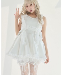 lilLilly（リルリリー）の「バックリボンダイバーワンピース（ワンピース）」