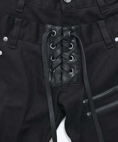 REFLEM(レフレム)の「『REFLEM/レフレム』切替レースアップフレアパンツ(その他パンツ・レディース・ブラック・M/S/L)」の21枚目の写真