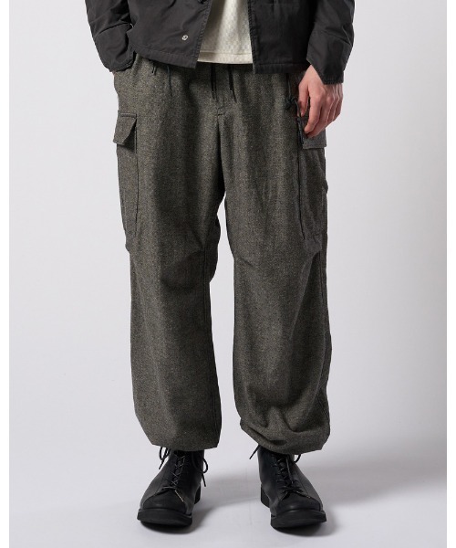 wjk(ダヴルジェイケイ)の「natural blend wool easy cargo(カーゴパンツ・メンズ・ブラック/ブラック系その他・SMALL/MEDIUM/LARGE/X-LARGE)」の7枚目の写真