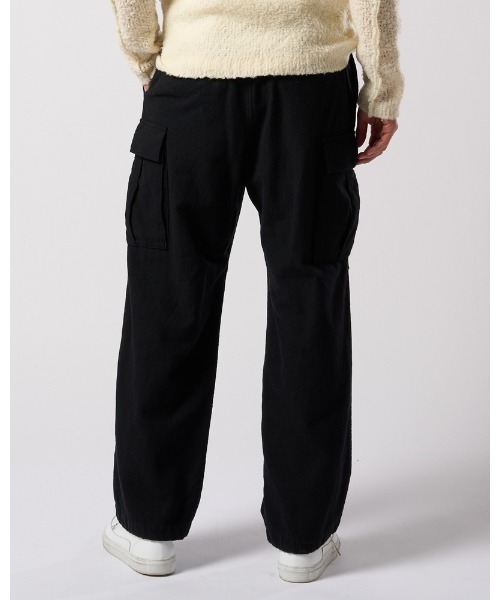 wjk(ダヴルジェイケイ)の「natural blend wool easy cargo(カーゴパンツ・メンズ・ブラック/ブラック系その他・SMALL/MEDIUM/LARGE/X-LARGE)」の10枚目の写真