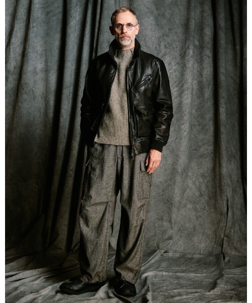 wjk(ダヴルジェイケイ)の「natural blend wool easy cargo(カーゴパンツ・メンズ・ブラック/ブラック系その他・SMALL/MEDIUM/LARGE/X-LARGE)」の12枚目の写真