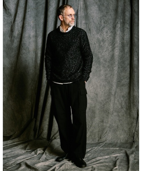 wjk(ダヴルジェイケイ)の「natural blend wool easy cargo(カーゴパンツ・メンズ・ブラック/ブラック系その他・SMALL/MEDIUM/LARGE/X-LARGE)」の15枚目の写真