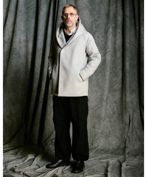 wjk(ダヴルジェイケイ)の「natural blend wool easy cargo(カーゴパンツ・メンズ・ブラック/ブラック系その他・SMALL/MEDIUM/LARGE/X-LARGE)」の16枚目の写真