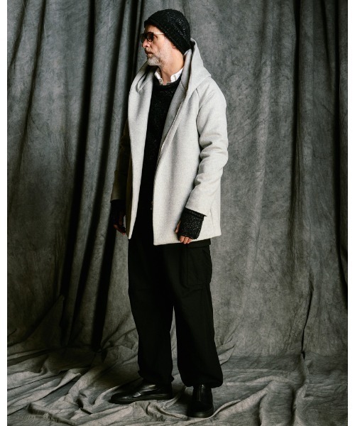 wjk(ダヴルジェイケイ)の「natural blend wool easy cargo(カーゴパンツ・メンズ・ブラック/ブラック系その他・SMALL/MEDIUM/LARGE/X-LARGE)」の17枚目の写真