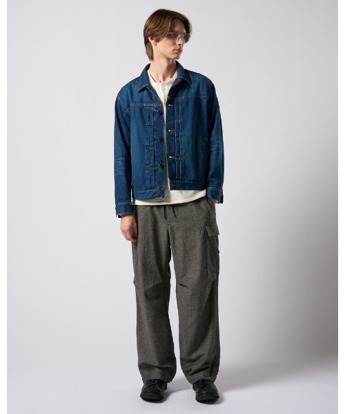 wjk(ダヴルジェイケイ)の「natural blend wool easy cargo(カーゴパンツ・メンズ・ブラック/ブラック系その他・SMALL/MEDIUM/LARGE/X-LARGE)」の19枚目の写真