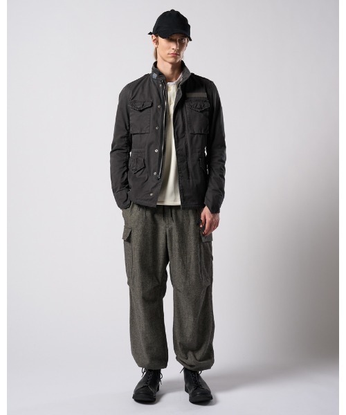wjk(ダヴルジェイケイ)の「natural blend wool easy cargo(カーゴパンツ・メンズ・ブラック/ブラック系その他・SMALL/MEDIUM/LARGE/X-LARGE)」の20枚目の写真