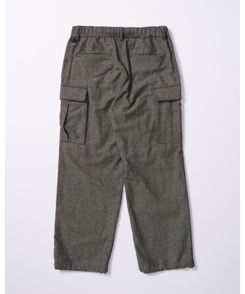wjk(ダヴルジェイケイ)の「natural blend wool easy cargo(カーゴパンツ・メンズ・ブラック/ブラック系その他・SMALL/MEDIUM/LARGE/X-LARGE)」の4枚目の写真