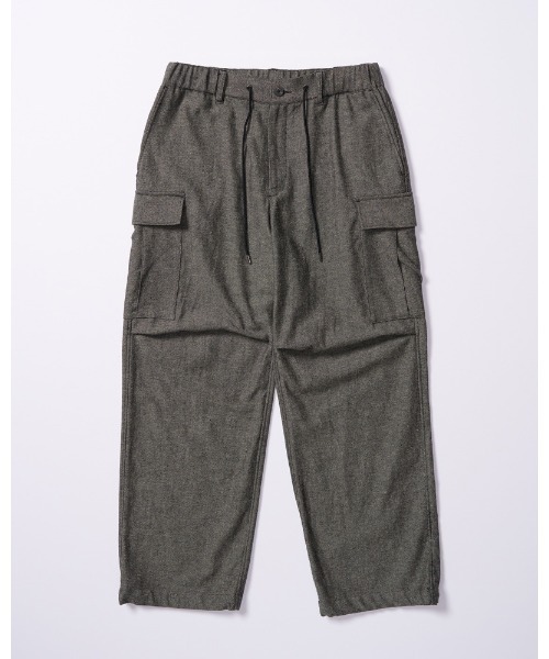wjk(ダヴルジェイケイ)の「natural blend wool easy cargo(カーゴパンツ・メンズ・ブラック/ブラック系その他・SMALL/MEDIUM/LARGE/X-LARGE)」の3枚目の写真