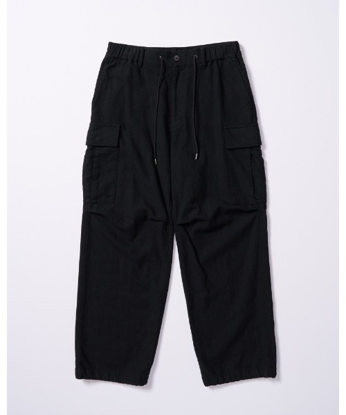 wjk(ダヴルジェイケイ)の「natural blend wool easy cargo(カーゴパンツ・メンズ・ブラック/ブラック系その他・SMALL/MEDIUM/LARGE/X-LARGE)」の8枚目の写真