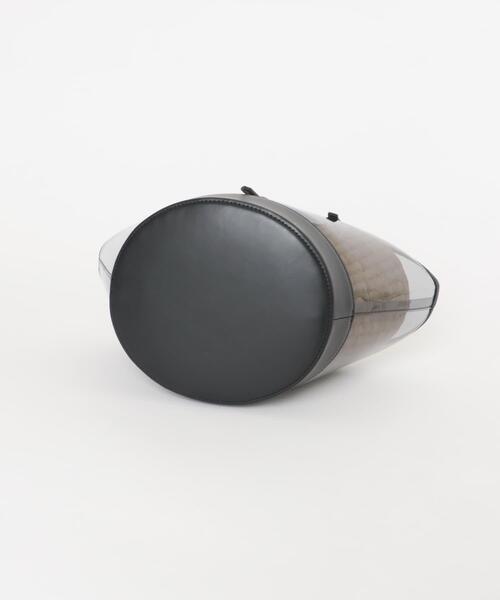 URBAN RESEARCH(アーバンリサーチ)の「マルチウェイクリアトートバッグ(かごバッグ・レディース・ブラウン/ブラック・-)」の12枚目の写真