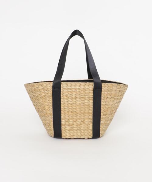 URBAN RESEARCH(アーバンリサーチ)の「マルチウェイクリアトートバッグ(かごバッグ・レディース・ブラウン/ブラック・-)」の14枚目の写真