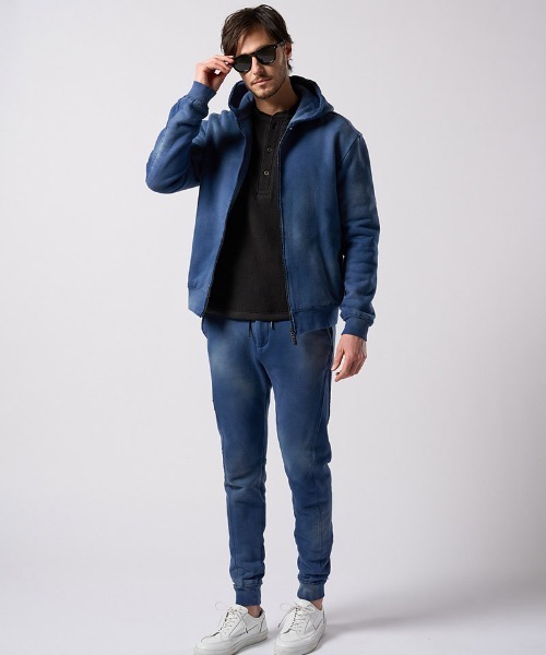 wjk（ダヴルジェイケイ）の「mlt5659- waffle henley L-S ヘンリーネックカットソー(7140 wf19j)（Tシャツ/カットソー・メンズ・ブラック/チャコールグレー/ホワイト・S/M/L/XL）」の18枚目の写真