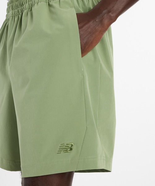 NEW BALANCE(ニューバランス)の「アスレチックスストレッチウーブンショーツ7インチ(スウェットパンツ・メンズ・セージグリーン・SMALL/MEDIUM/LARGE/X-LARGE/XX-LARGE)」の5枚目の写真
