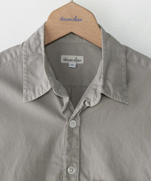 Steven Alan（スティーブンアラン）の「＜Steven Alan＞SLOW OXFORD REVERSE SEAM SHIRT/シャツ ◆（シャツ/ブラウス・メンズ・ライトブルー/グレー/ホワイト・X-LARGE/MEDIUM/LARGE/SMALL）」の15枚目の写真