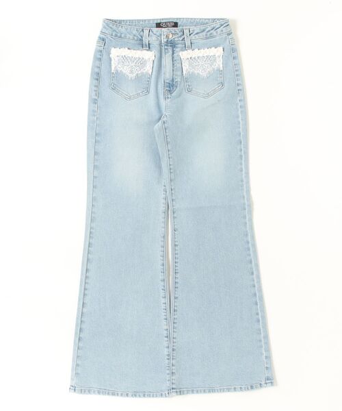 Guess(ゲス)の「LADIES' Denim Pants デニムパンツ(デニムパンツ・レディース・インディゴブルー・27inch/28inch/26inch/25inch)」の2枚目の写真