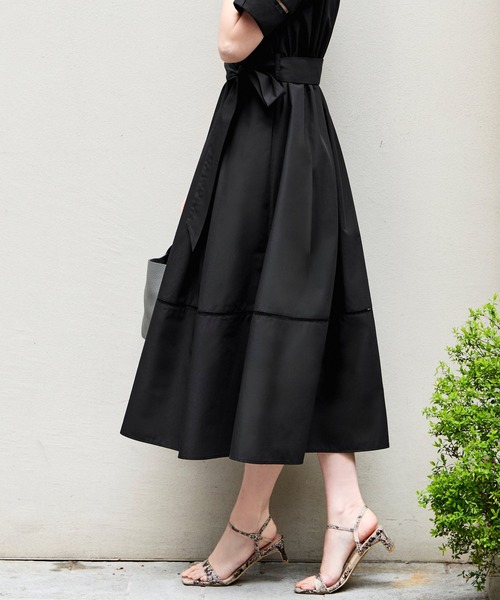 RUIRUE BOUTIQUE(ルイルエブティック)の「洗える | シャツワンピース | ワンピース・夏ワンピース・ロングワンピース・リゾートワンピース・デザインワンピース・フレアスカート(シャツワンピース・レディース・ブラック/ネイビー/ホワイト・S/M/L)」の12枚目の写真