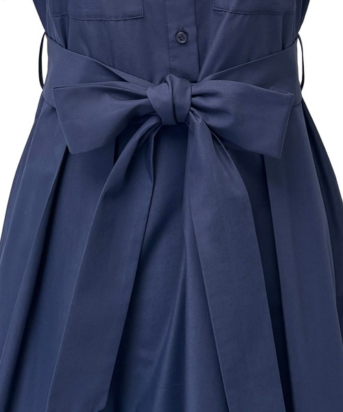 RUIRUE BOUTIQUE(ルイルエブティック)の「洗える | シャツワンピース | ワンピース・夏ワンピース・ロングワンピース・リゾートワンピース・デザインワンピース・フレアスカート(シャツワンピース・レディース・ブラック/ネイビー/ホワイト・S/M/L)」の18枚目の写真