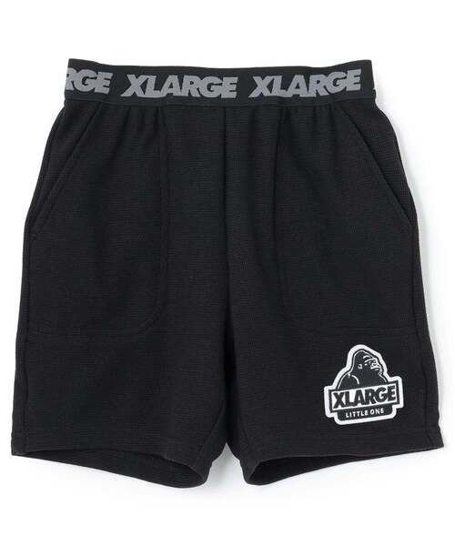 XLARGE KIDS(エクストララージキッズ)の「ウエストロゴ ワッフル素材ショートパンツ(その他パンツ・キッズ・ブルー/グレー/ブラック・130cm/140cm/80cm/90cm/100cm/110cm/120cm)」の7枚目の写真