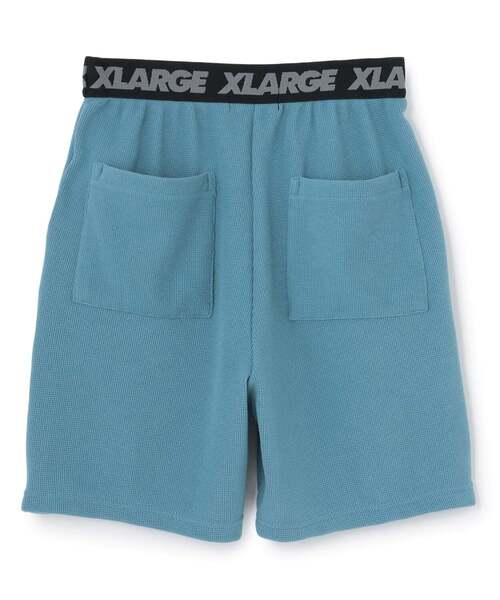 XLARGE KIDS(エクストララージキッズ)の「ウエストロゴ ワッフル素材ショートパンツ(その他パンツ・キッズ・ブルー/グレー/ブラック・130cm/140cm/80cm/90cm/100cm/110cm/120cm)」の9枚目の写真