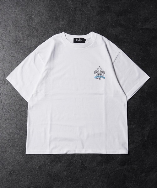 RIPPER(リッパー)の「【RIPPER】ボーン リリー Tee / Bone Lily Tee(Tシャツ/カットソー・メンズ・チャコールグレー/ブラック/ホワイト・M/L/XL)」の5枚目の写真