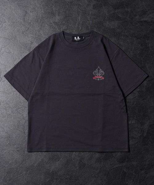 RIPPER(リッパー)の「【RIPPER】ボーン リリー Tee / Bone Lily Tee(Tシャツ/カットソー・メンズ・チャコールグレー/ブラック/ホワイト・M/L/XL)」の21枚目の写真