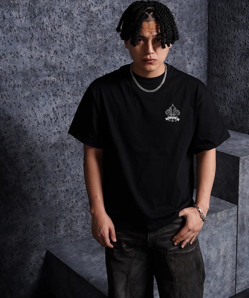 RIPPER(リッパー)の「【RIPPER】ボーン リリー Tee / Bone Lily Tee(Tシャツ/カットソー・メンズ・チャコールグレー/ブラック/ホワイト・M/L/XL)」の15枚目の写真