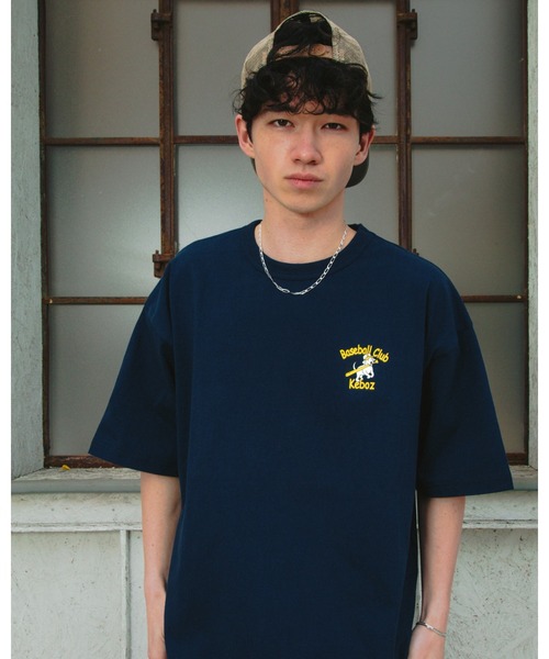 KEBOZ（ケボズ）の「BDR4 S/S TEE（Tシャツ/カットソー・メンズ・ネイビー/ホワイト/グレー/ブラック・2XL/XL/L/M/S）」の5枚目の写真