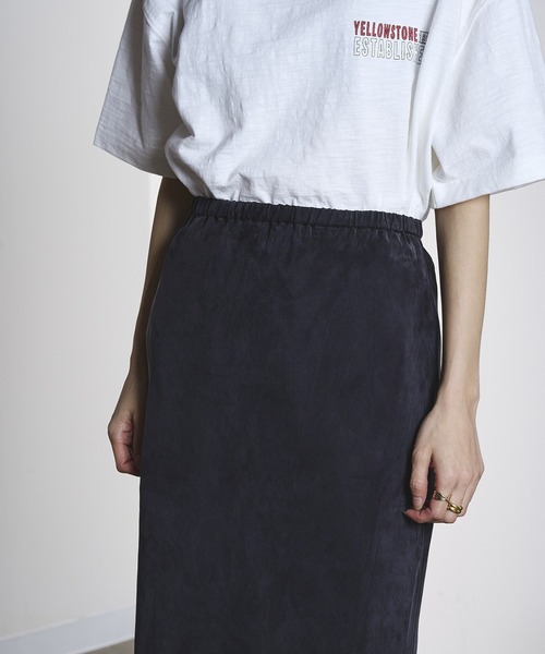 ROSE BUD（ローズバッド）の「FIBRIL SKIRT（スカート・レディース・オフホワイト/チャコールグレー/バーガンディー・M/S）」の17枚目の写真