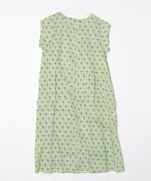 花柄フレンチスリーブフレアーOP
