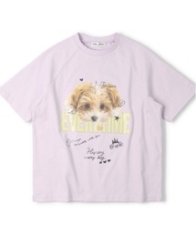 Jolly Jury（ジョリージュリー）の「【WEB限定】犬プリントＴシャツ（Tシャツ/カットソー）」