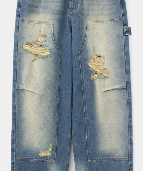 MAISON MINED（メゾンミネド）の「ラギッドカーペンターデニムパンツ ブルー（デニムパンツ・メンズ・その他・SMALL/MEDIUM/LARGE）」の9枚目の写真