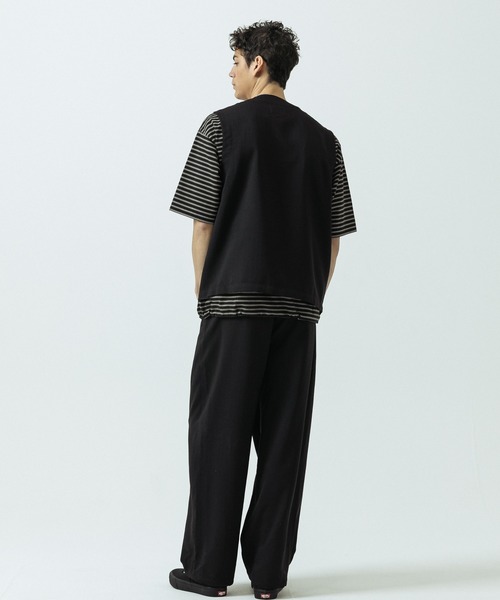 SLICK(スリック)の「【SLICK/スリック】Linen-Like Canvas Easy Pants/リネンライクキャンバスイージーパンツ(その他パンツ・メンズ・チャコール/ベージュ/ブラック系その他・1/2/3)」の10枚目の写真