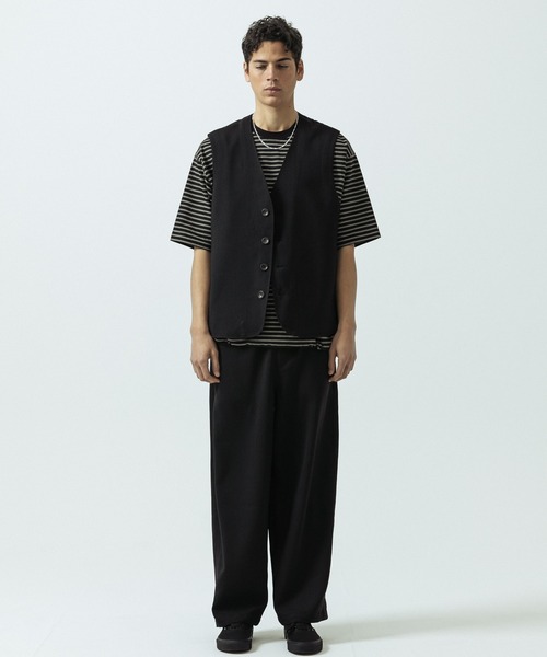 SLICK(スリック)の「【SLICK/スリック】Linen-Like Canvas Easy Pants/リネンライクキャンバスイージーパンツ(その他パンツ・メンズ・チャコール/ベージュ/ブラック系その他・1/2/3)」の11枚目の写真