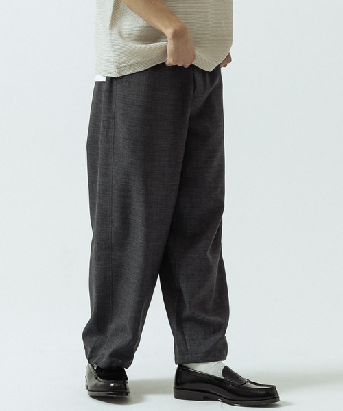 SLICK(スリック)の「【SLICK/スリック】Linen-Like Canvas Easy Pants/リネンライクキャンバスイージーパンツ(その他パンツ・メンズ・チャコール/ベージュ/ブラック系その他・1/2/3)」の15枚目の写真