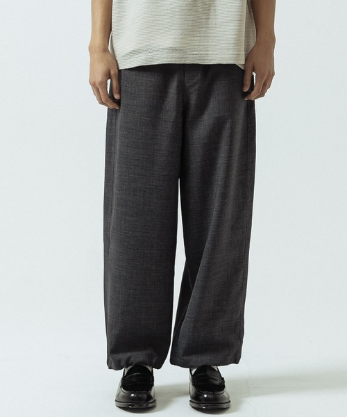 SLICK(スリック)の「【SLICK/スリック】Linen-Like Canvas Easy Pants/リネンライクキャンバスイージーパンツ(その他パンツ・メンズ・チャコール/ベージュ/ブラック系その他・1/2/3)」の16枚目の写真