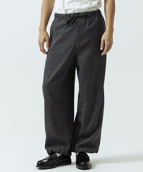 SLICK(スリック)の「【SLICK/スリック】Linen-Like Canvas Easy Pants/リネンライクキャンバスイージーパンツ(その他パンツ・メンズ・チャコール/ベージュ/ブラック系その他・1/2/3)」の17枚目の写真