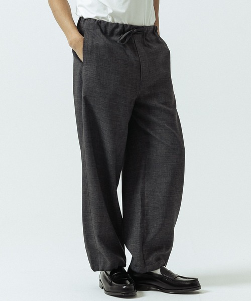 SLICK(スリック)の「【SLICK/スリック】Linen-Like Canvas Easy Pants/リネンライクキャンバスイージーパンツ(その他パンツ・メンズ・チャコール/ベージュ/ブラック系その他・1/2/3)」の18枚目の写真